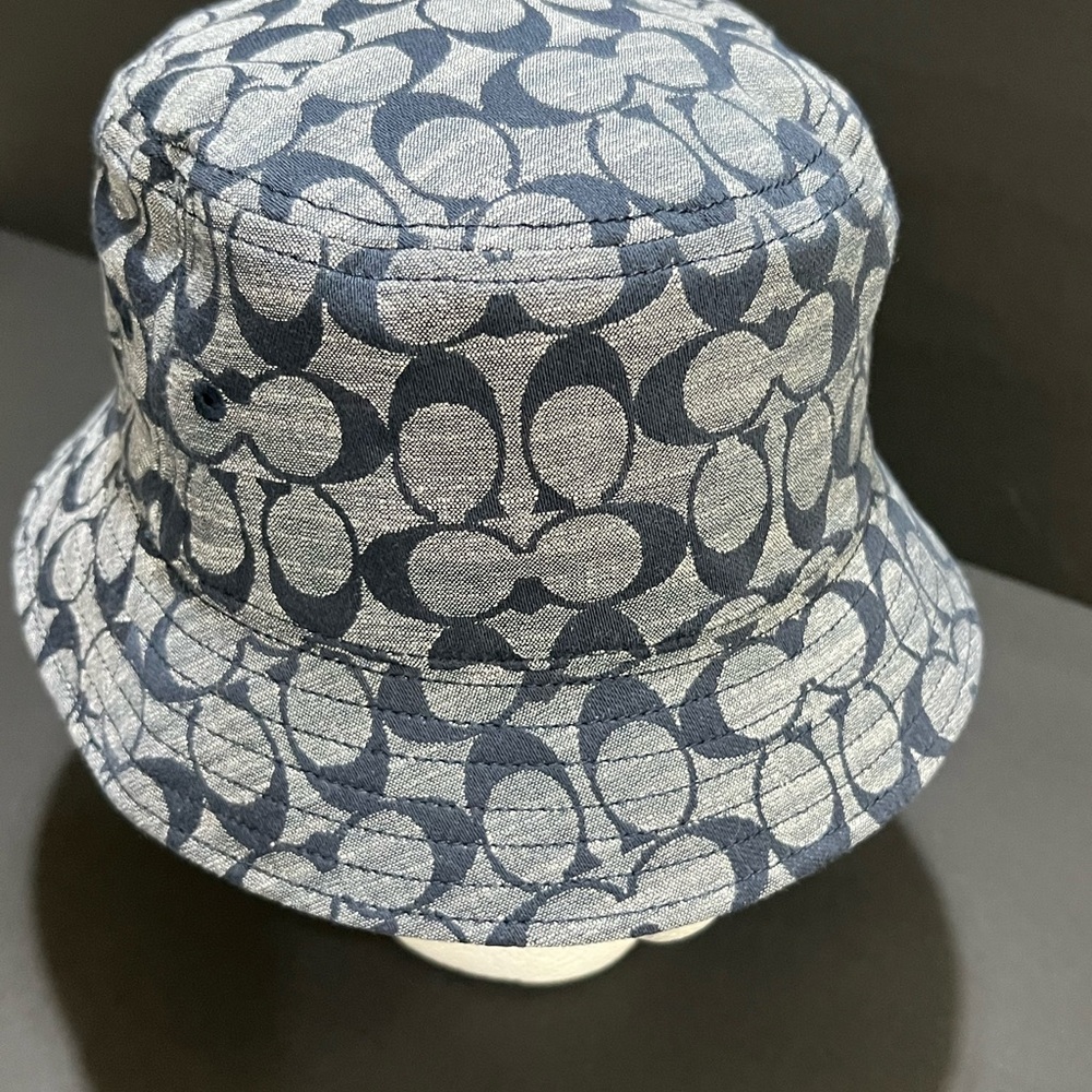 Coach Blue Patterned Men's Hat - Picture 6 of 10
